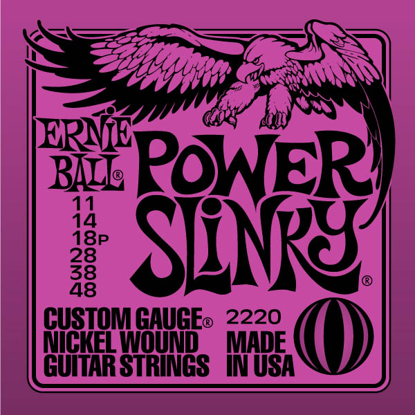 Ernie Ball Electric (6) 2220 Power Slinky 11-48 - Electric guitar strings - Variation 1