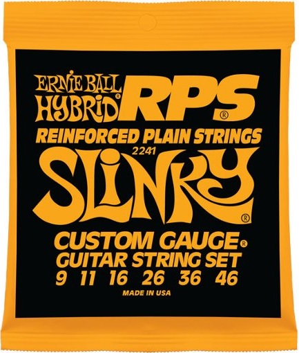 Ernie Ball Jeu De 6 Cordes Electric (6) 2241 Rps Hybrid Slinky Custom Gauge 9-46 - Electric guitar strings - Variation 1