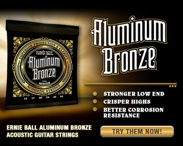 Ernie Ball Jeu De 6 Cordes Folk (6) 2566 Aluminum Bronze Medium Light 12-54 - Acoustic guitar strings - Variation 3