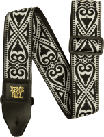 Jacquard 2-inches Guitar Strap - Black Heart