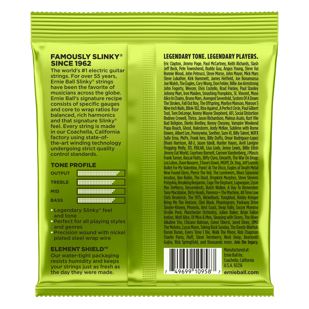 Ernie Ball P02629 Regular Slinky Nickel Wound Electric Guitar 8c 10-74 - Electric guitar strings - Variation 1