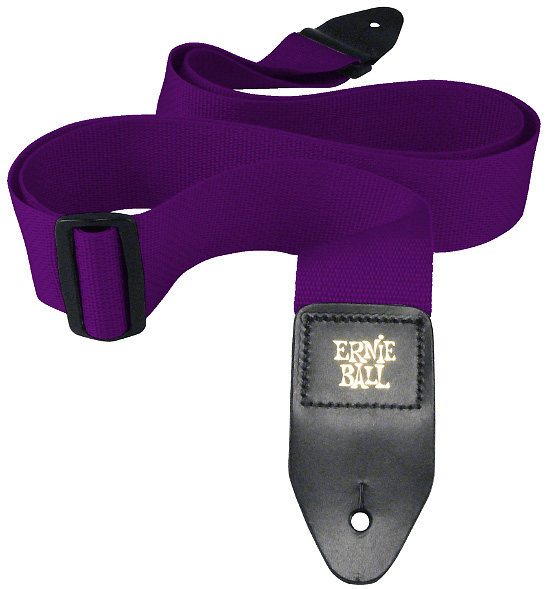 Ernie Ball Polypro 2.inc Guitar Strap Purple - Guitar strap - Variation 1