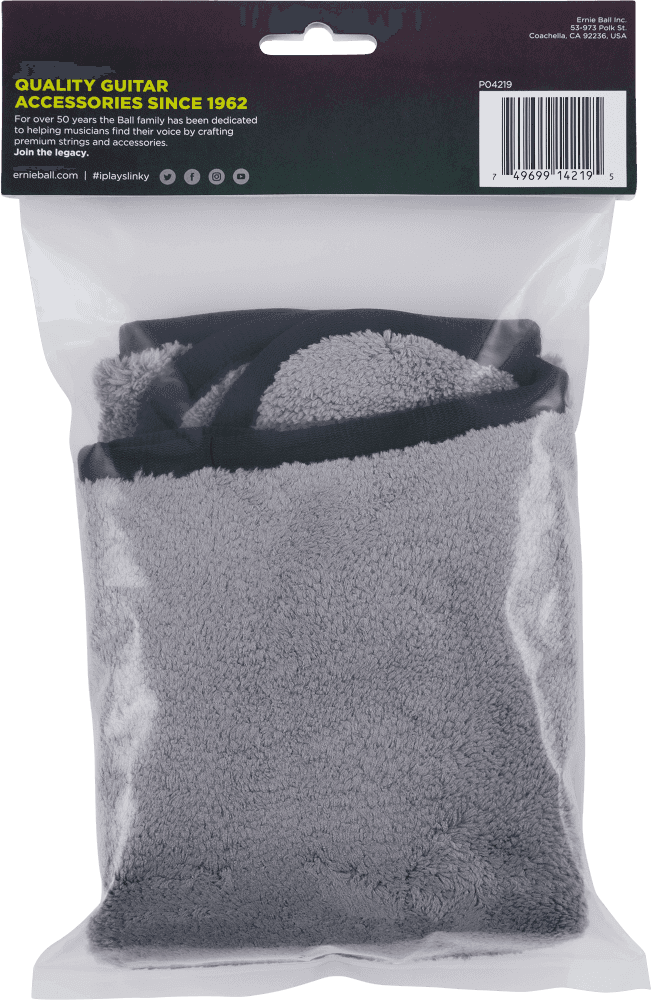 Ernie Ball Ultra-plush Microfiber Polish Cloth 30x30cm - Polishing cloth - Variation 1