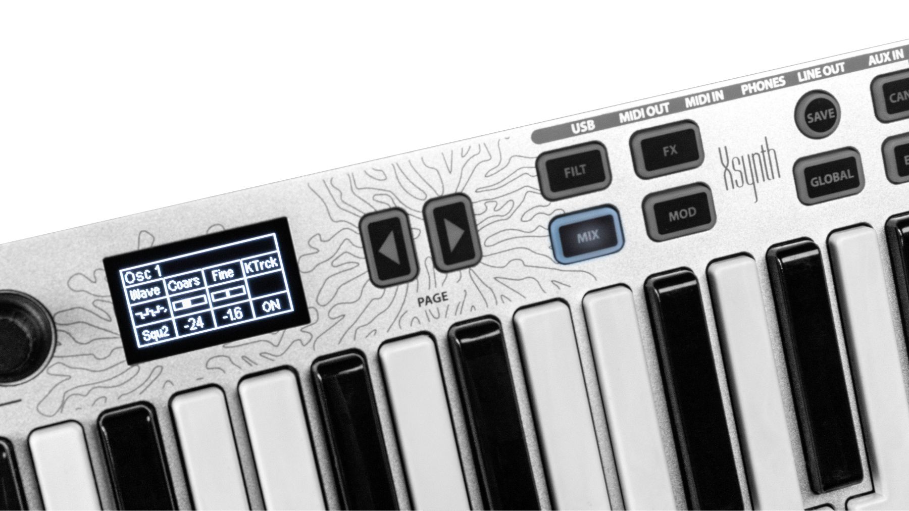 Esi Audio Xsynth - Controller-Keyboard - Variation 2