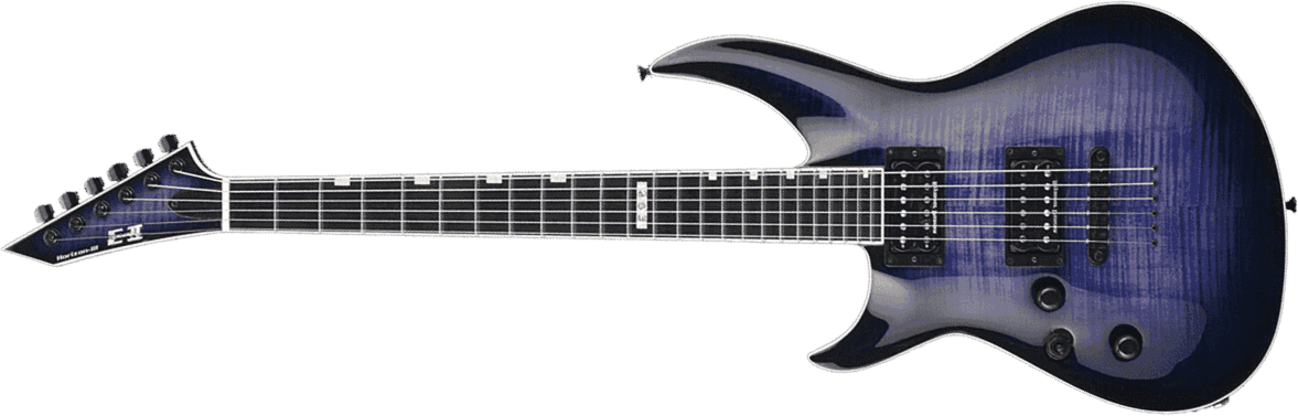 Esp E-ii Horizon Iii Lh Gaucher Japon Hh Seymour Duncan Eb - Reindeer Blue - Left-handed electric guitar - Main picture