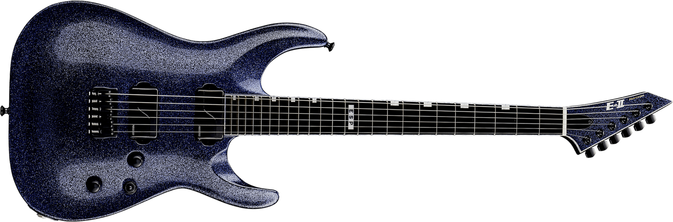Esp E-ii Horizon Nt Hs Jap 2h Fishman Fluence Modern Ht Eb - Amethyst Sparkle - Str shape electric guitar - Main picture