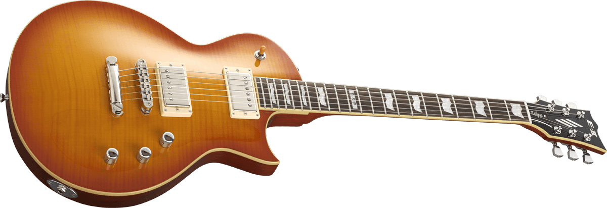 Esp E-ii Eclipse Japon Hh Seymour Duncan Ht Rw - Vintage Honey Burst - Single cut electric guitar - Variation 1