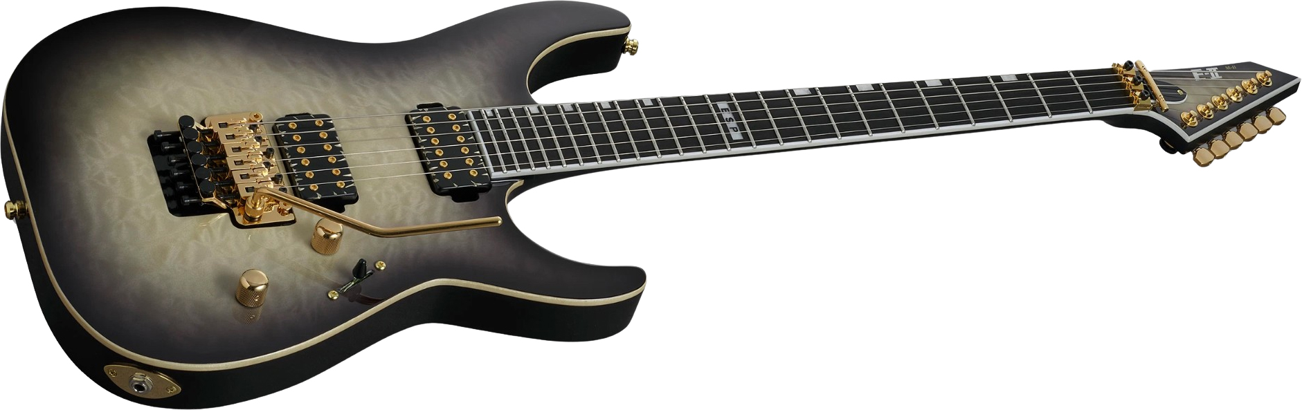 Esp E-ii M-ii Jap 2h Bare Knuckle Fr Eb - Black Natural Burst - Metal electric guitar - Variation 1