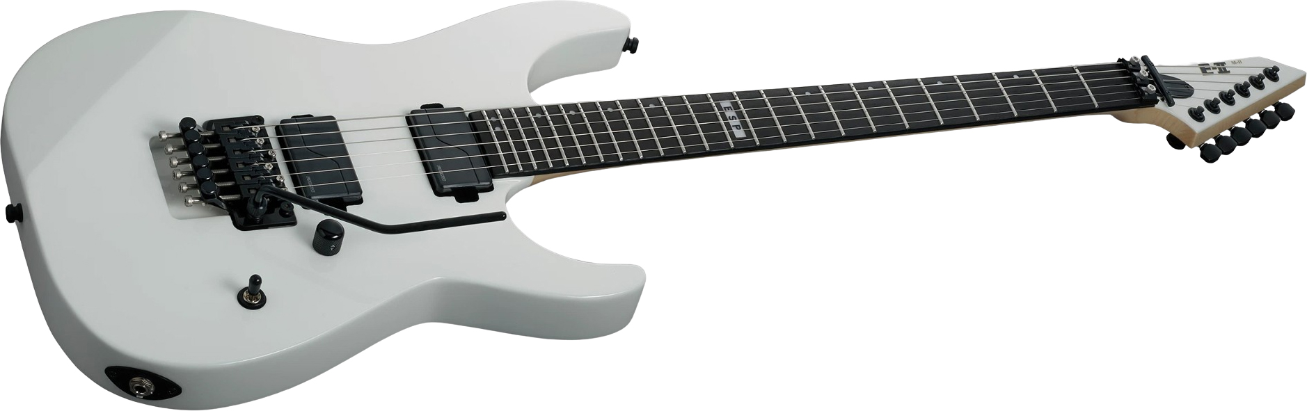 Esp E-ii M-ii Neck Thru Jap 2h Fr Eb - Snow White - Metal electric guitar - Variation 1