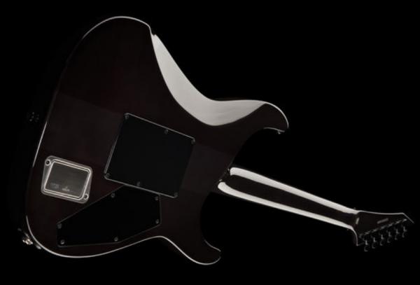 Solid body electric guitar Esp E-II M-II Neck Thru LH (Japan) - see thru black