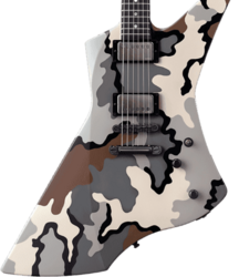 Metal electric guitar Esp Custom Shop James Hetfield Snakebyte (Japan) - Camo