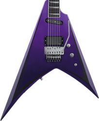 Metal electric guitar Esp E-II Alexi Ripped (Japan) - Purple fade satin w/ ripped pinstripes