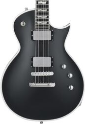 Single cut electric guitar Esp E-II Eclipse BB (Japan) - black satin