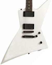 Metal electric guitar Esp E-II EX (EMG) - Snow white