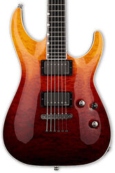 Str shape electric guitar Esp E-II Horizon NT-II (Japan) - Tiger eye amber fade