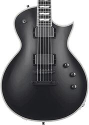 Single cut electric guitar Esp Eclipse (EMG) - Black satin