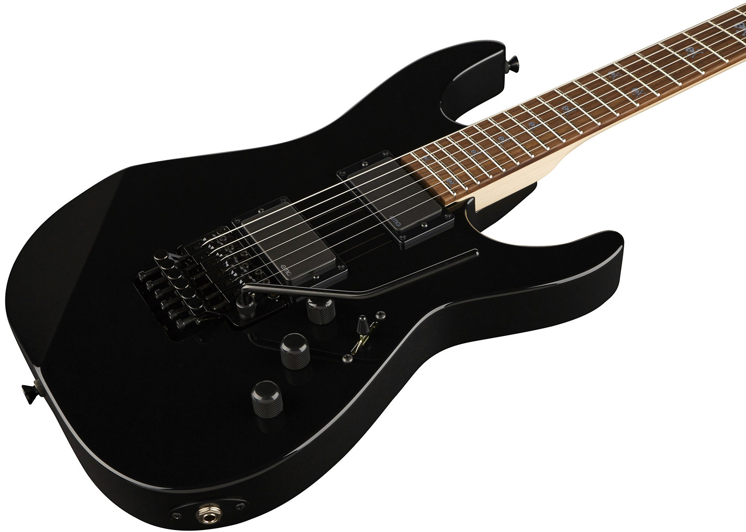 Esp Kirk Hammett Kh-2 Hh Emg Fr Rw - Black - Str shape electric guitar - Variation 2