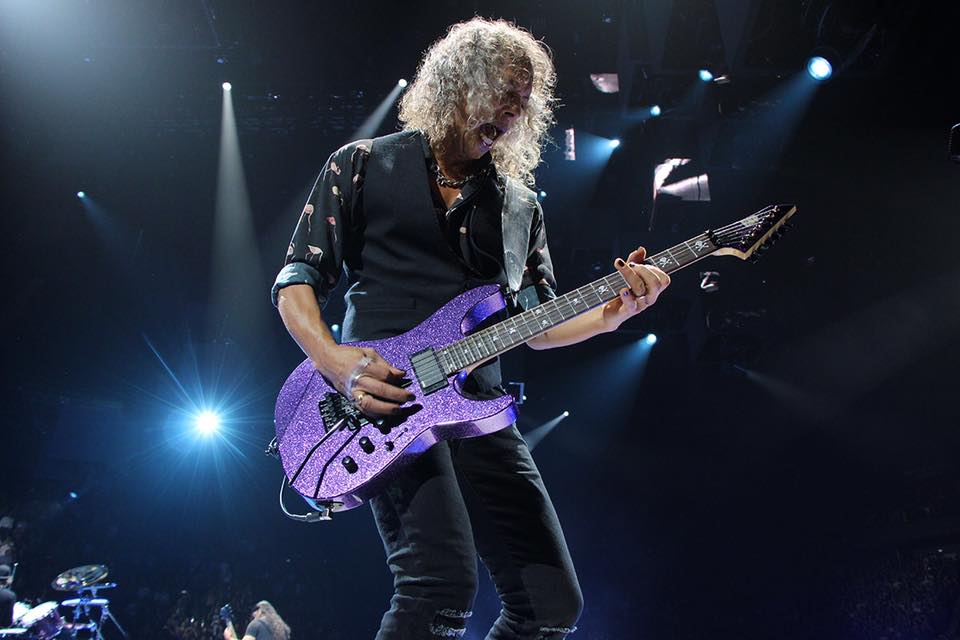 Esp Kirk Hammett Kh-2 Signature Hh Emg Fr Rw - Purple Sparkle - Str shape electric guitar - Variation 2