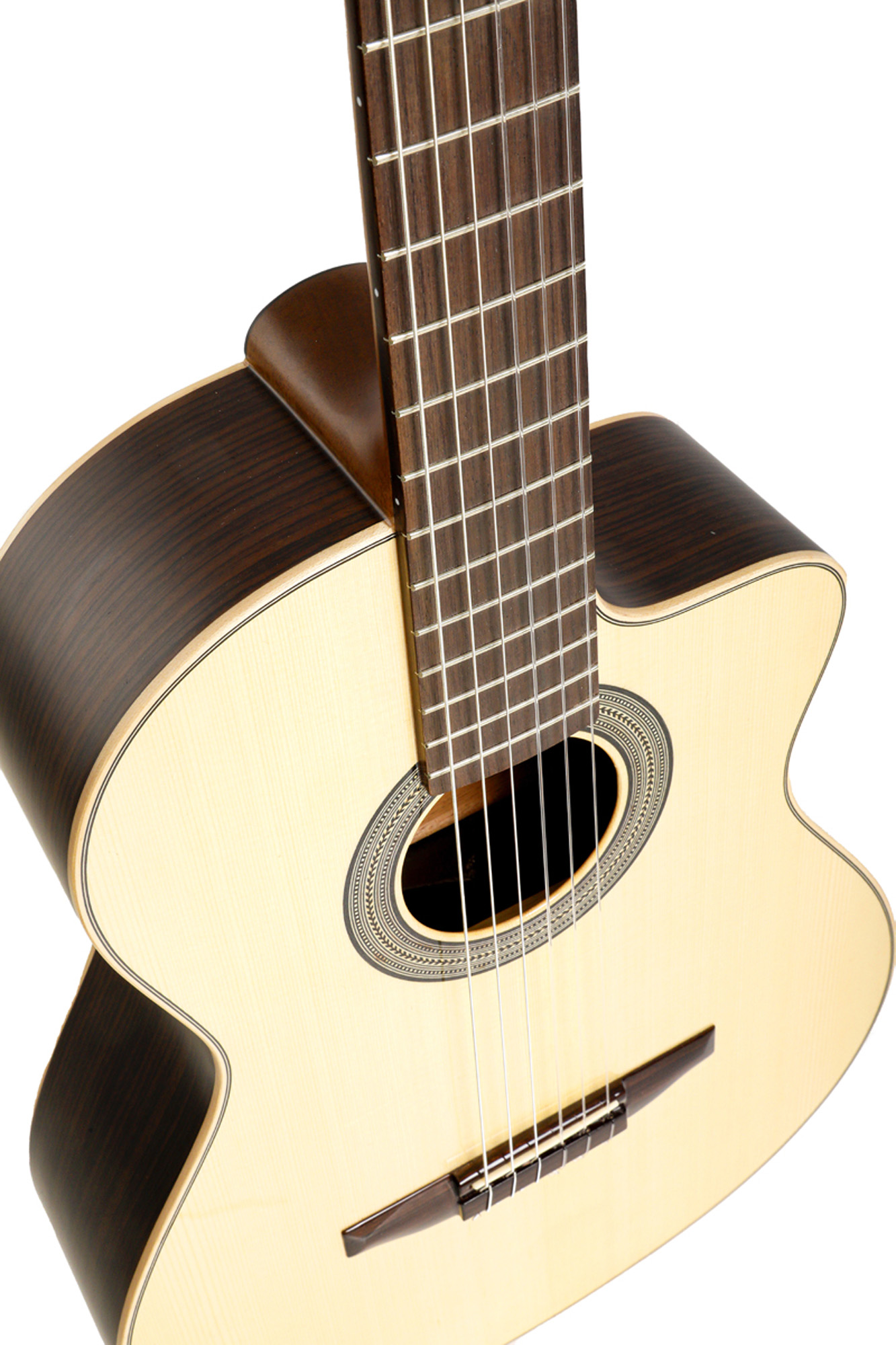 Esteve Crossover Electro Epicea Palissandre Rw - Natural - Classical guitar 4/4 size - Variation 2