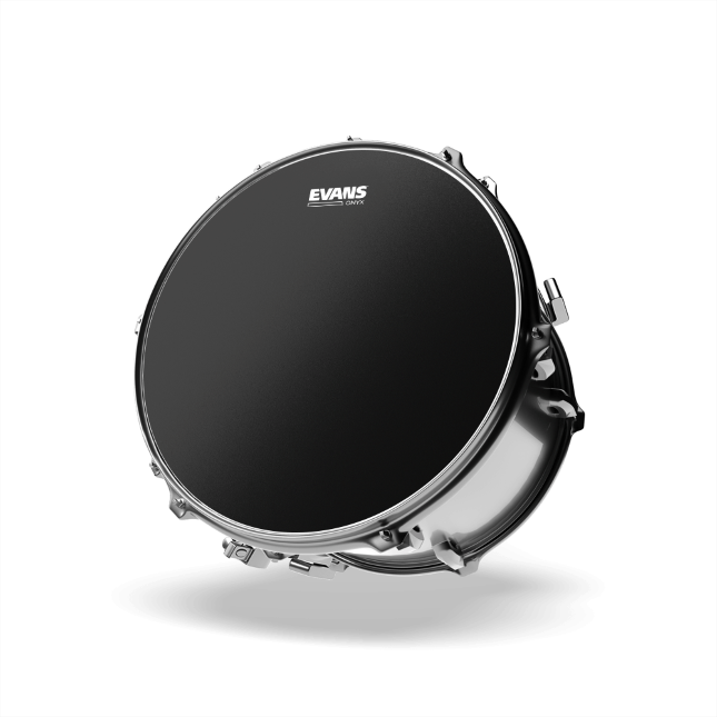Evans B18onyx2 Onyx Tom Frappe Noire - 18 Pouces - Bass drum drumhead - Variation 2