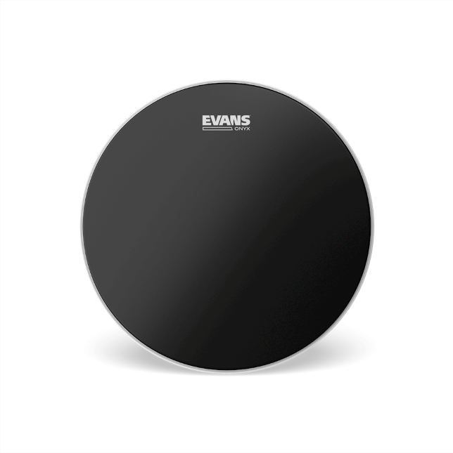 Evans B18onyx2 Onyx Tom Frappe Noire - 18 Pouces - Bass drum drumhead - Main picture