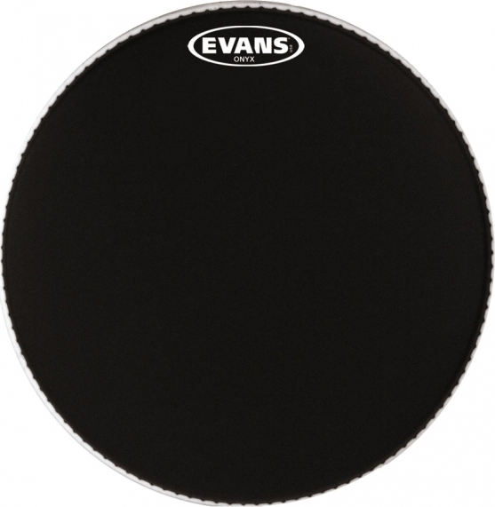 Evans Bd12onyx2  Onyx Tom Frappe Noire 12 - 12 Pouces - Tom drumhead - Main picture