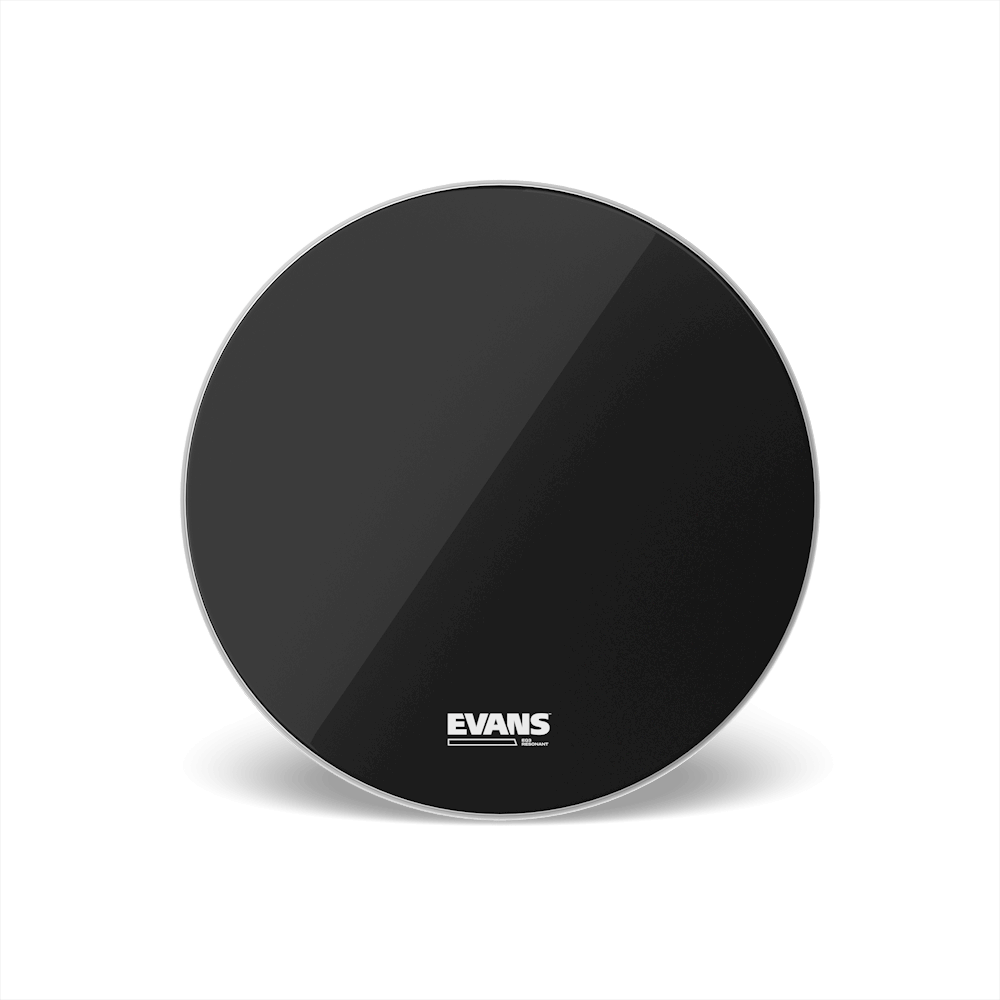 Evans Eq3 No Port Reso Black 16 - 16 Pouces - Bass drum drumhead - Main picture