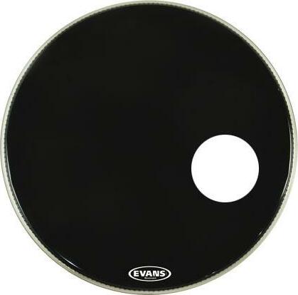 Evans Eq3 Resonant Smooth Black Bd20rb - 20 Pouces - Bass drum drumhead - Main picture