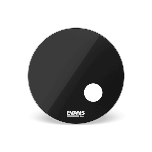 Evans Eq3 Resonant Smooth Black Bd22rb - 22 Pouces - Bass drum drumhead - Main picture