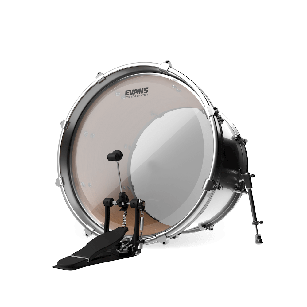 Evans Eq4 Clear Bass Drumhead, Bass Hoop Bd16gb4 - 16 Pouces - Bass drum drumhead - Main picture