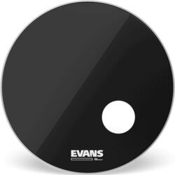 Bass drum drumhead Evans EQ3 Resonant Smooth Black BD18RB - 18 inches