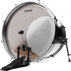 Bass drum drumhead Evans EQ4 Clear Bass Drumhead BD20GB4 - 20 inches