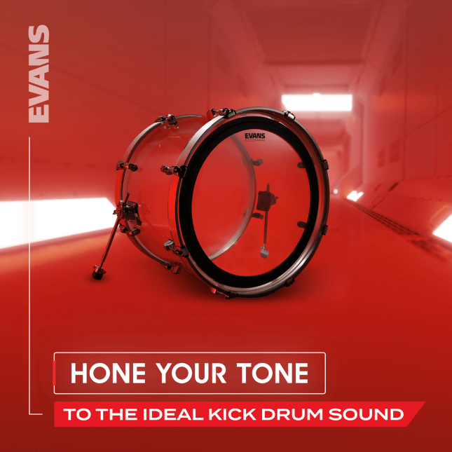 Evans Emad 2 Bass Drumhead Bd22emad2 - 22 Pouces - Bass drum drumhead - Variation 2