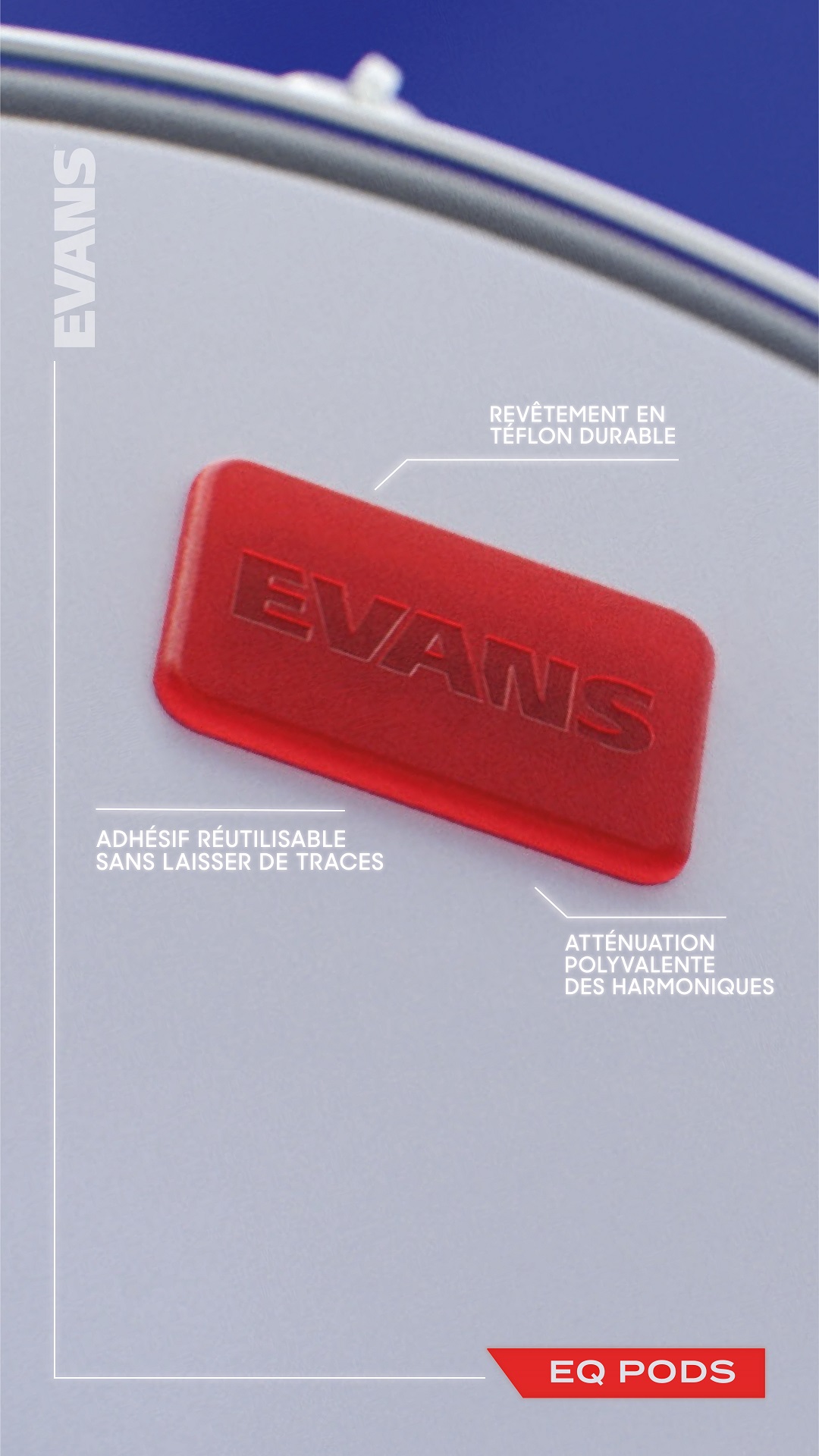 Evans Eq Pods Attenuateurs D'harmoniques En Gel - Muffle ring control - Variation 5