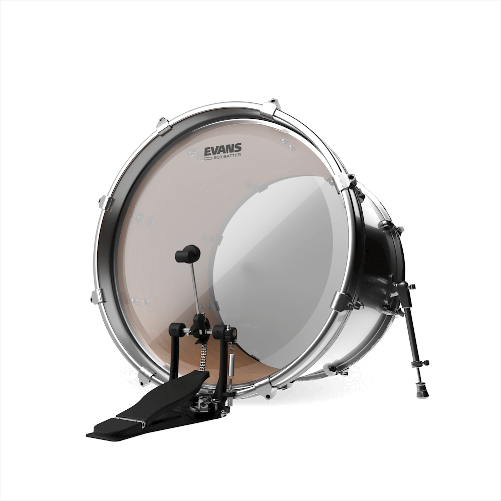 Evans Eq3 Clear Bass Drumhead Bd18gb3 - 18 Pouces - Bass drum drumhead - Variation 1