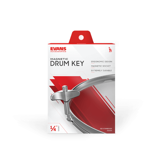 Evans Magnetic Head Drum Key - Drum Screw - Variation 2