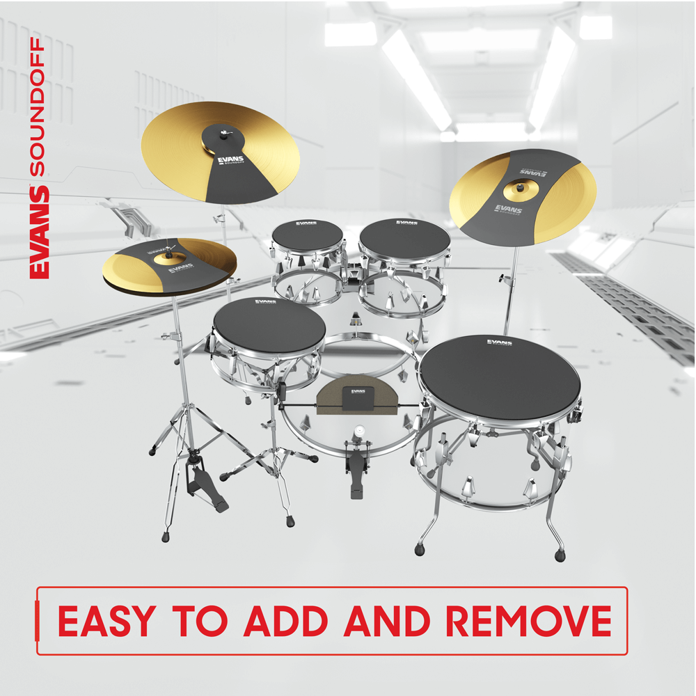 Evans Soundoff Mute Packs - Pack Peaux - Drumhead set - Variation 4