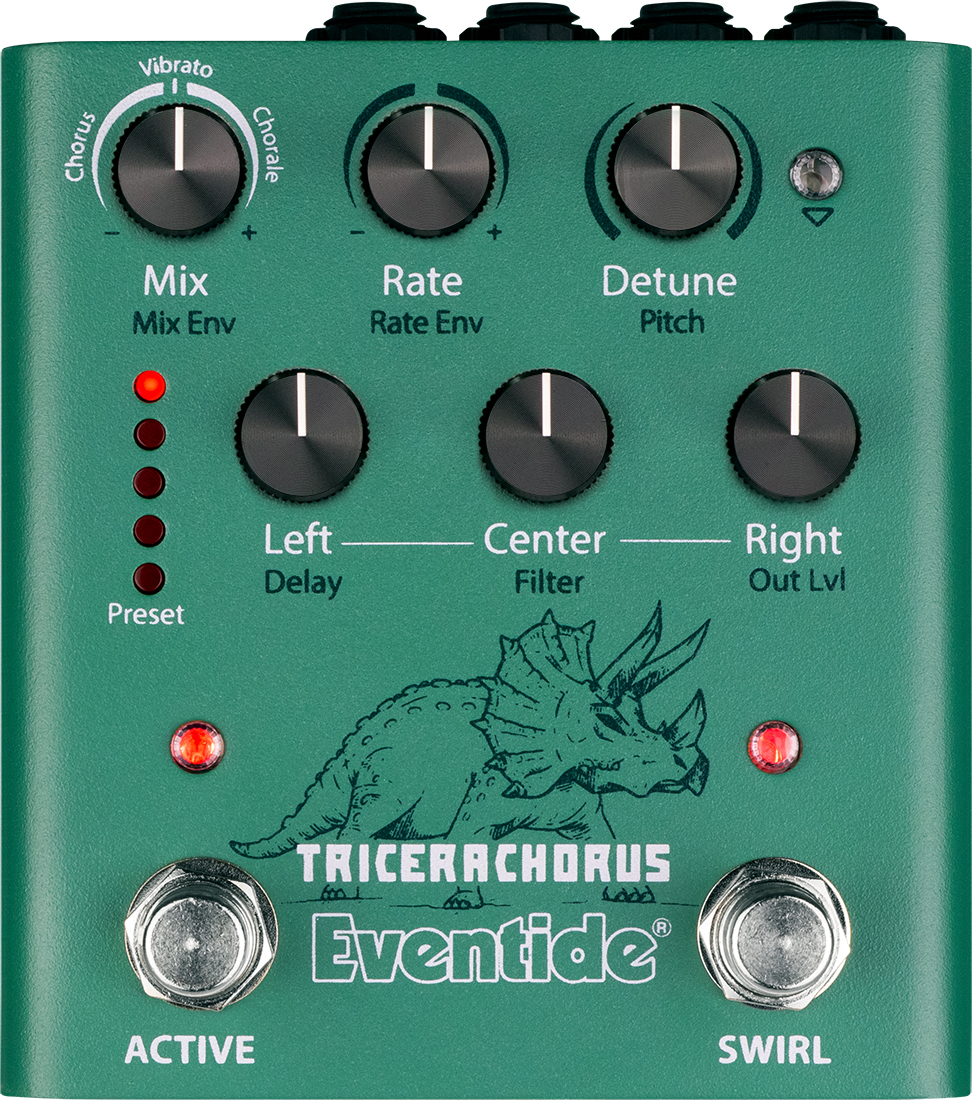 Eventide Tricerachorus - Modulation, chorus, flanger, phaser & tremolo effect pedal - Main picture