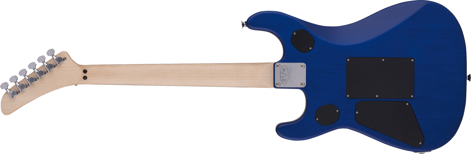 Evh 5150 Deluxe Poplar Burl Mex 2h Fr Eb - Aqua Burst - Str shape electric guitar - Variation 1