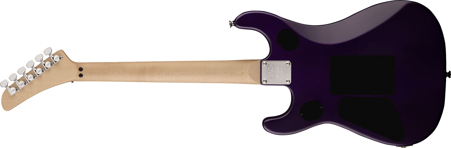Evh 5150 Deluxe Qm Mex 2h Fr Eb - Purple Daze - Str shape electric guitar - Variation 1
