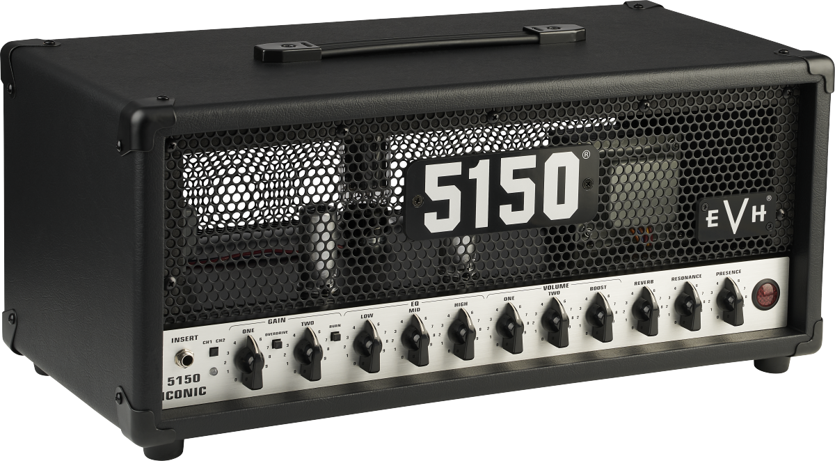 Evh 5150 Iconic 6l615w Head Black - Electric guitar amp head - Variation 2