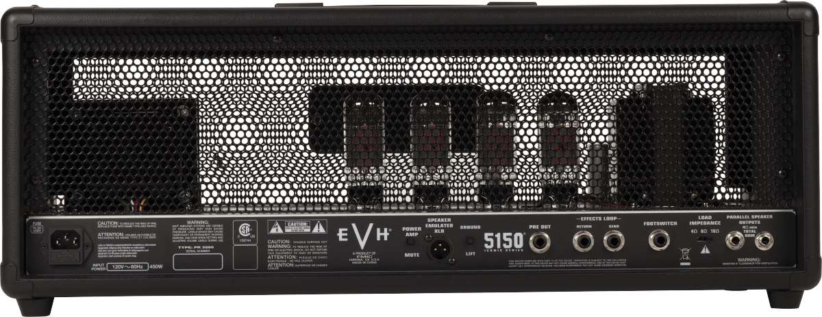 Evh 5150 Iconic Series Head 80w Black - Electric guitar amp head - Variation 2