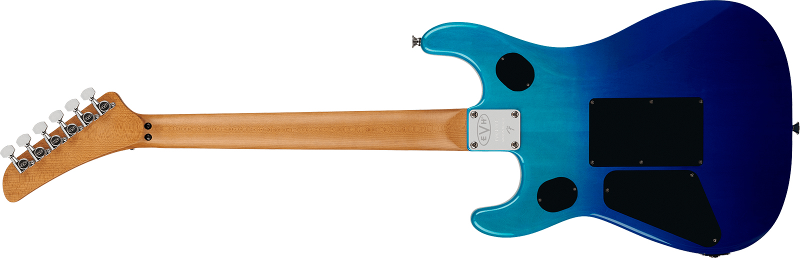 Evh 5150 Series Deluxe Qm Mex 2h Fr Mn - Pacific Drift - Str shape electric guitar - Variation 1