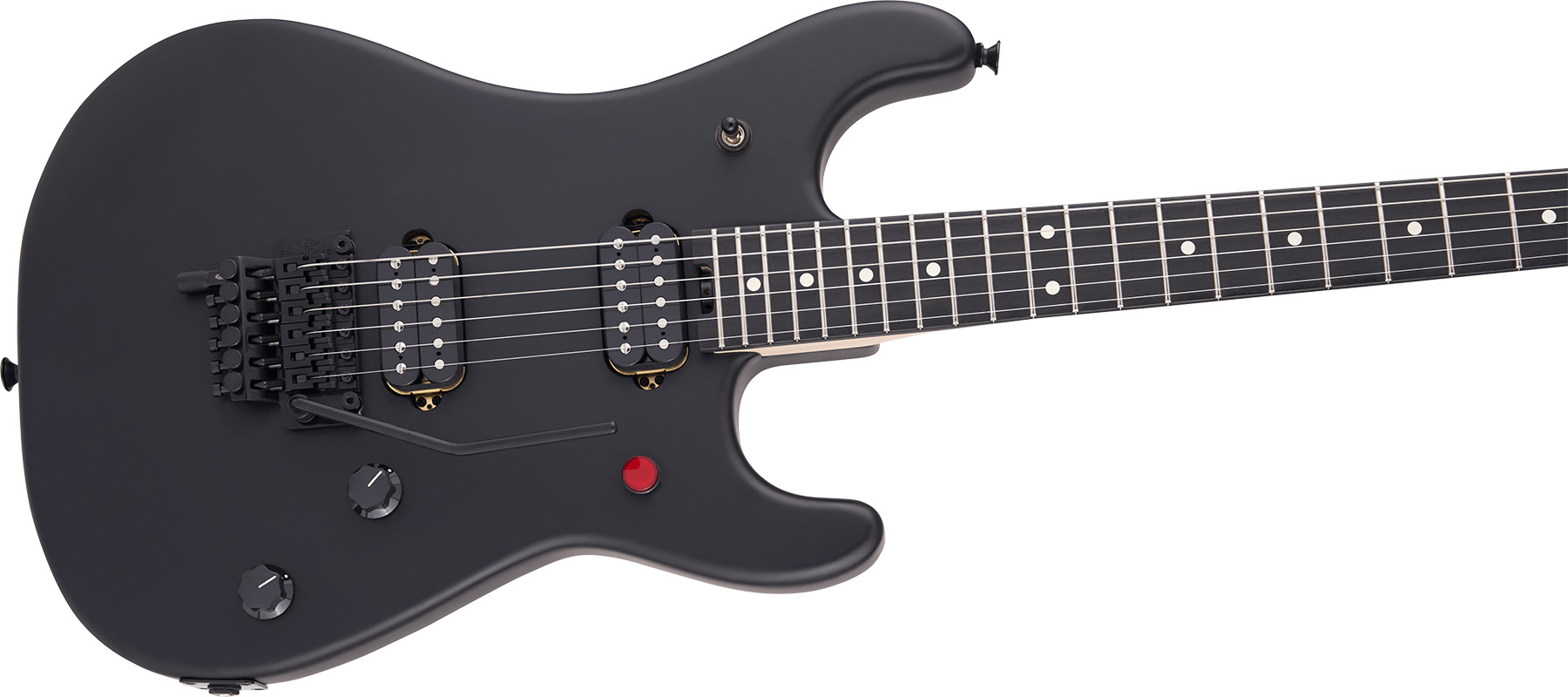 Evh 5150 Standard Mex 2h Fr Eb - Stealth Black - Str shape electric guitar - Variation 2