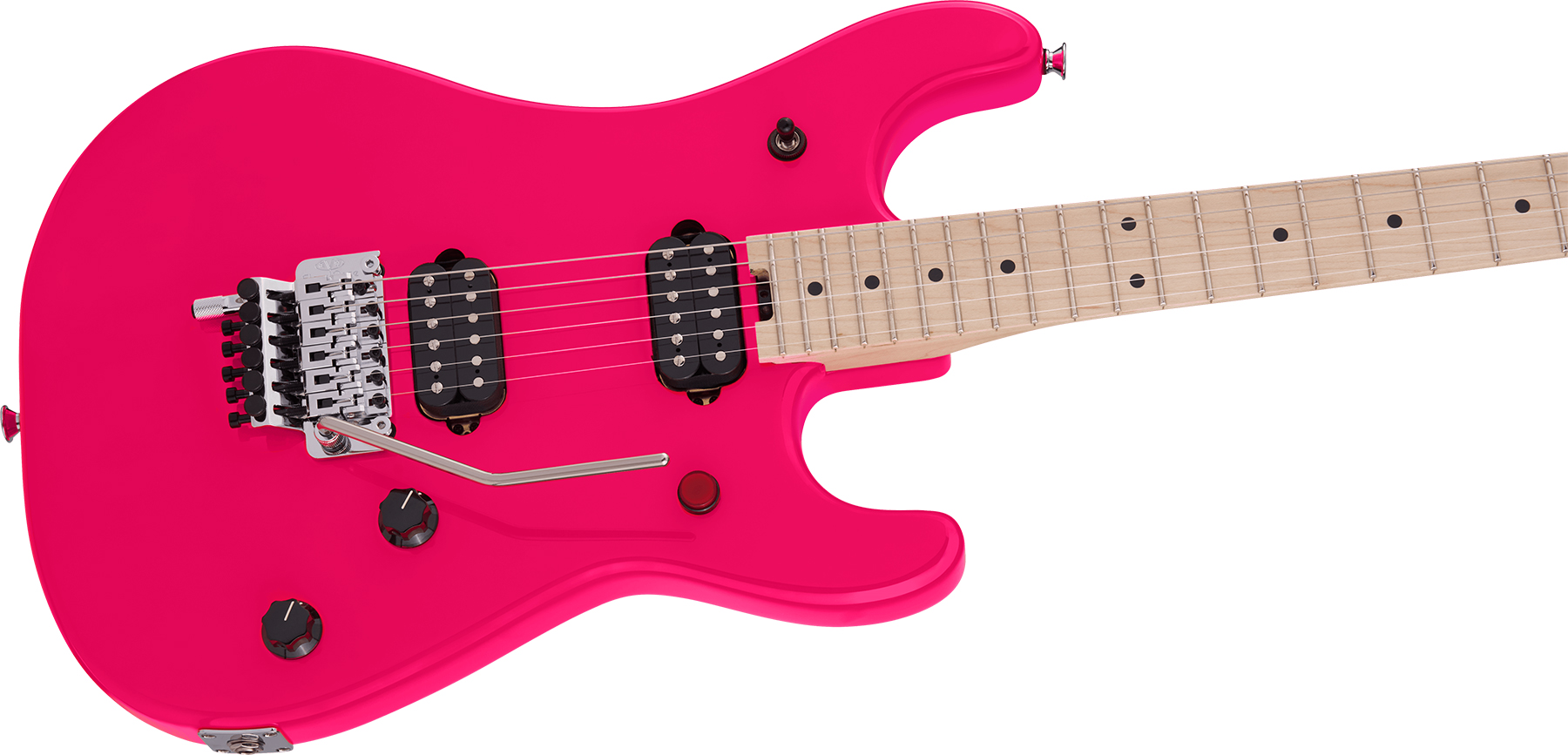 Evh 5150 Standard Mex 2h Fr Mn - Neon Pink - Str shape electric guitar - Variation 2