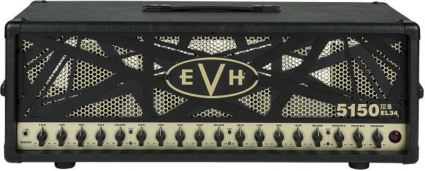 Electric guitar amp head Evh                            5150IIIS 100W EL34 Head - Black & Gold