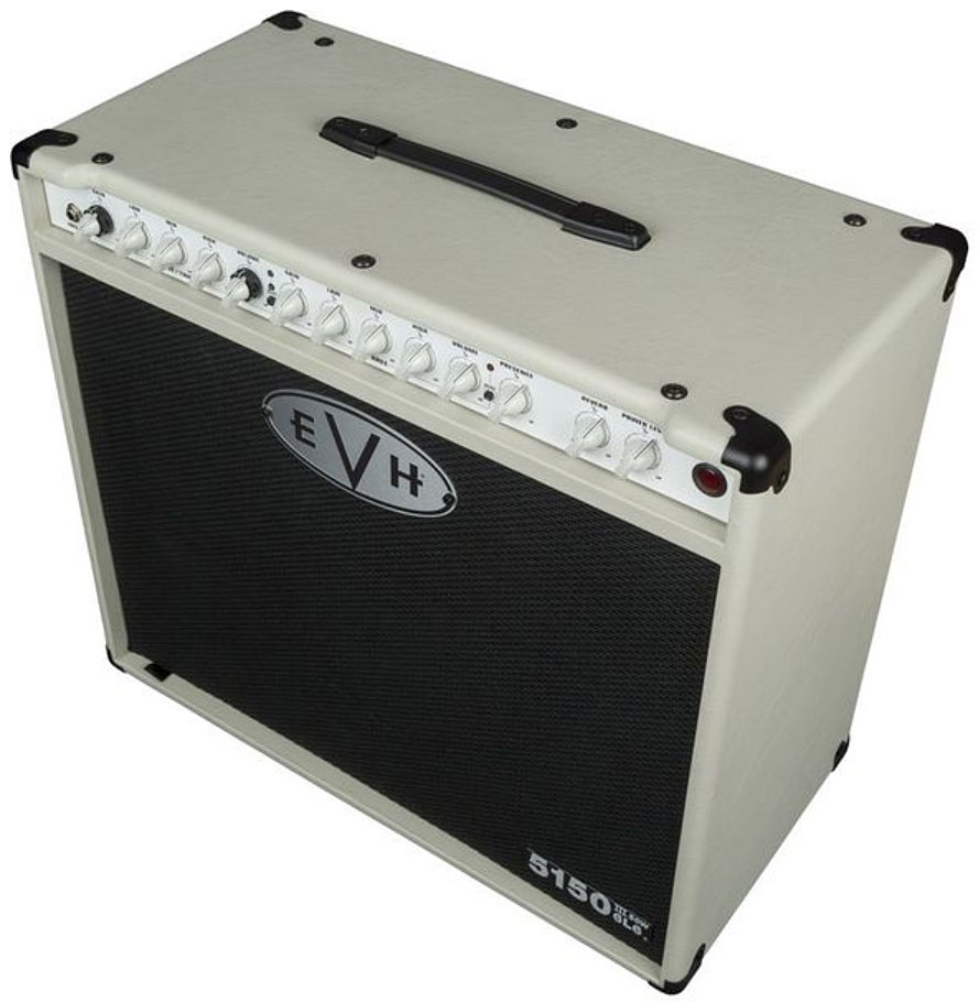 Evh 5150iii 1x12 50w 6l6 Combo Ivory - Electric guitar combo amp - Variation 1