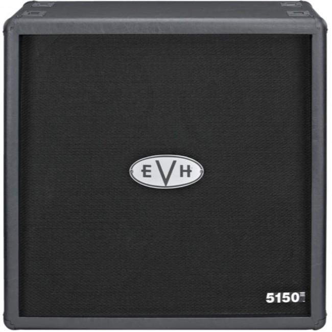 Evh 5150iii 4x12 Straight Cab 100w 16-ohms Black - Electric guitar amp cabinet - Variation 1