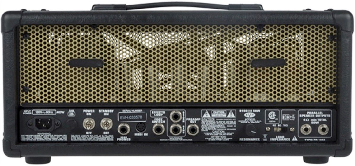 Evh 5150iii 50w El34 Head Bk - Electric guitar amp head - Variation 2