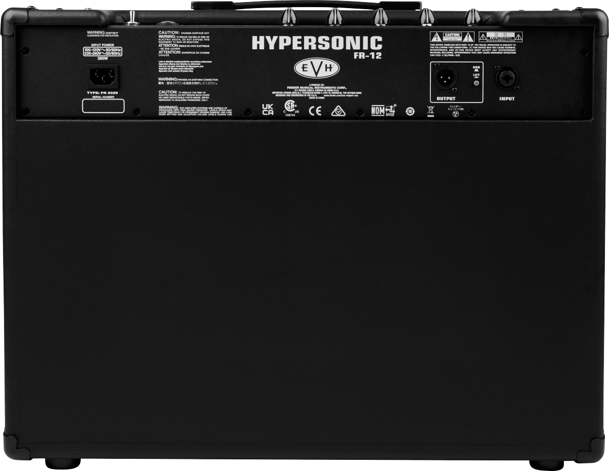 Evh 5150iii Hypersonic Fr12 1000w 1x12  Black - Electric guitar amp cabinet - Variation 1